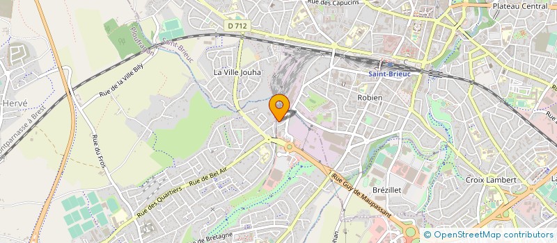localisation de l'entreprise ORELINE à PLOUFRAGAN