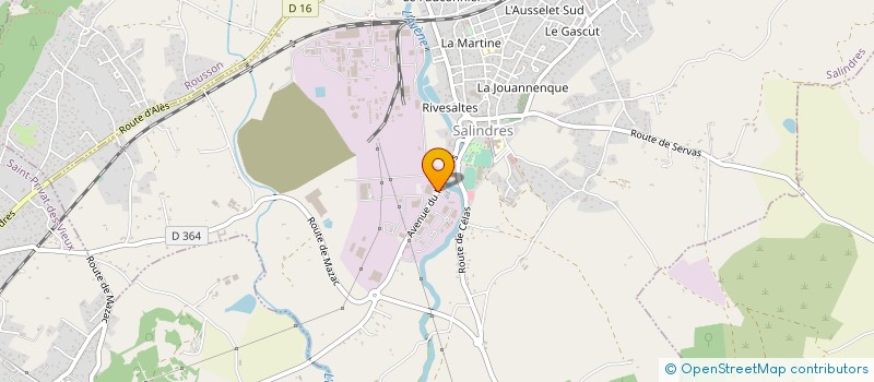 localisation de l'entreprise ORELIS ENVIRONNEMENT  SALINDRES