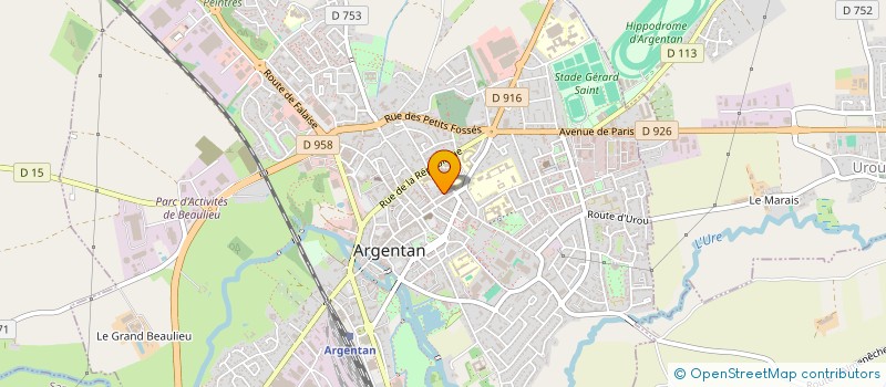 localisation de l'entreprise ORELLANA ET TIMSIT à ARGENTAN