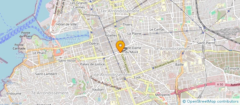 localisation de l'entreprise ORELLE à MARSEILLE