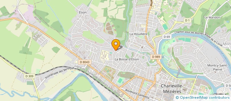 localisation de l'entreprise ORELO  CHARLEVILLE-MEZIERES