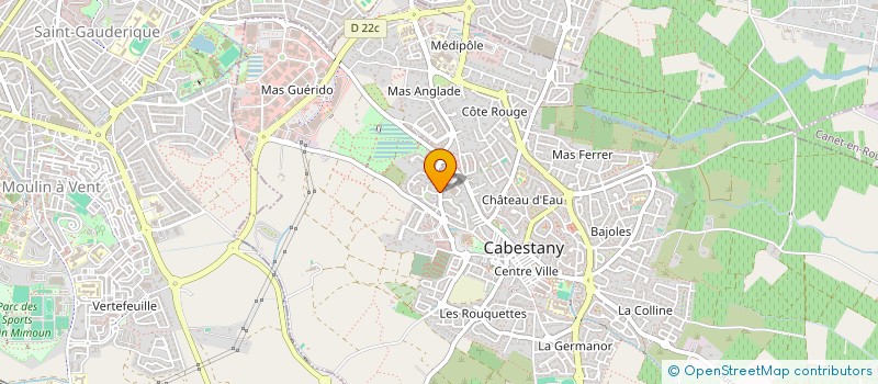 localisation de l'entreprise OREN L.  CABESTANY