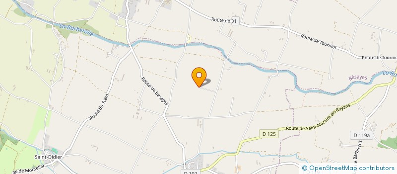 localisation de l'entreprise ORENDA TERRE ET NATURE  CHARPEY