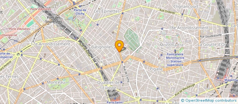 localisation de l'entreprise ORENICI  PARIS