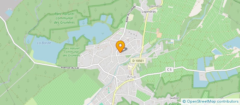 localisation de l'entreprise ORENIX INGENIERIE  ARSAC