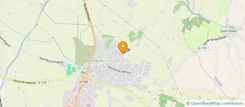 localisation de l'entreprise ORENOQ  MONTELIMAR