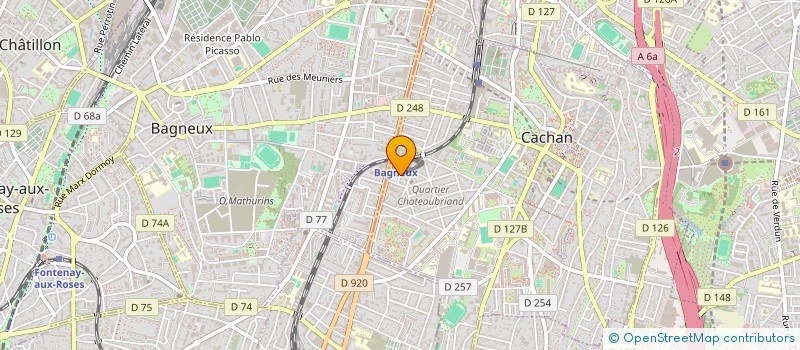 localisation de l'entreprise ORENOV à CACHAN