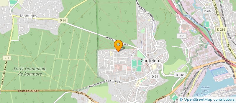 localisation de l'entreprise ORENOVATION à CANTELEU