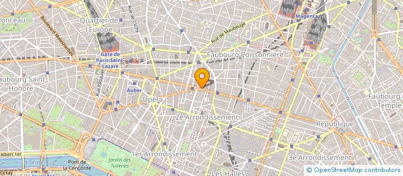 localisation de l'entreprise ORENTA1407 à PARIS