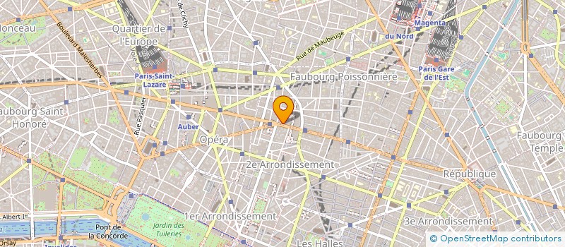 localisation de l'entreprise ORENTA1609 à PARIS