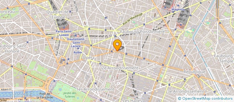 localisation de l'entreprise ORENTA1621  PARIS