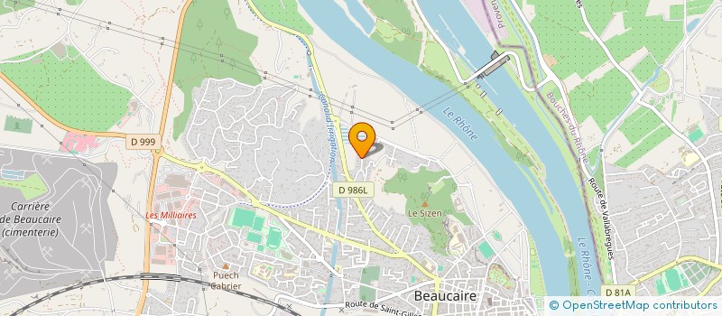 localisation de l'entreprise OREO  BEAUCAIRE