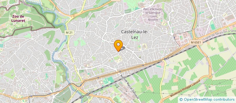 localisation de l'entreprise OREOLINE  CASTELNAU-LE-LEZ