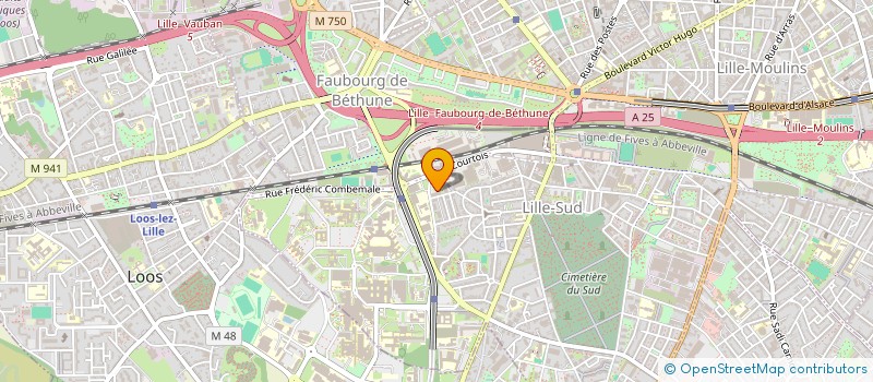 localisation de l'entreprise OREOM  LILLE