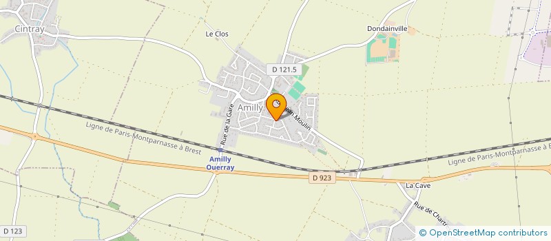 localisation de l'entreprise OREON  AMILLY
