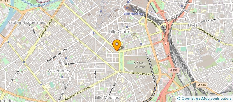 localisation de l'entreprise ORES PARTNERS à LILLE