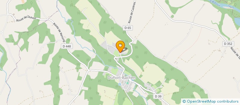 localisation de l'entreprise ORESENS  DUHORT-BACHEN