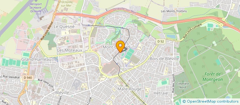 localisation de l'entreprise ORESIS IMMOBILIER à LE HAVRE