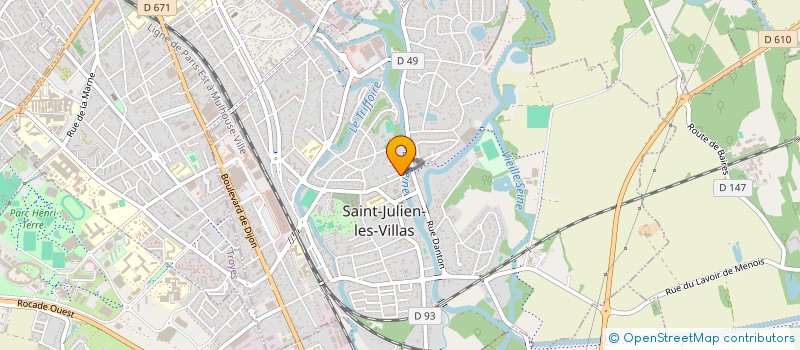 localisation de l'entreprise ORESTE.U à SAINT-JULIEN-LES-VILLAS