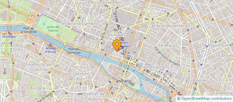 localisation de l'entreprise ORETIS à PARIS