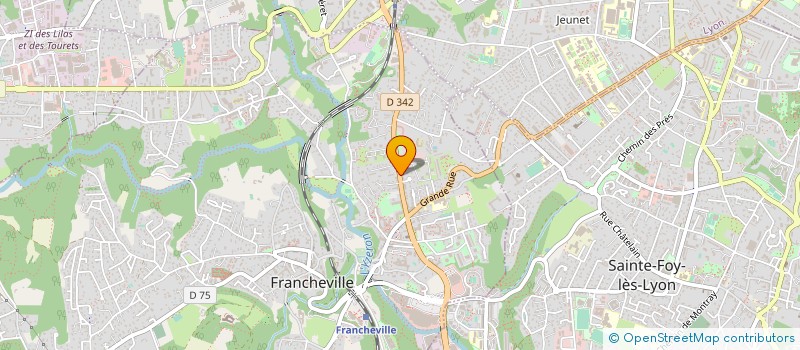 localisation de l'entreprise ORETIS  FRANCHEVILLE