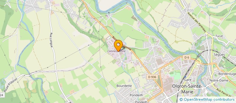 localisation de l'entreprise ORETOFIT  OLORON-SAINTE-MARIE