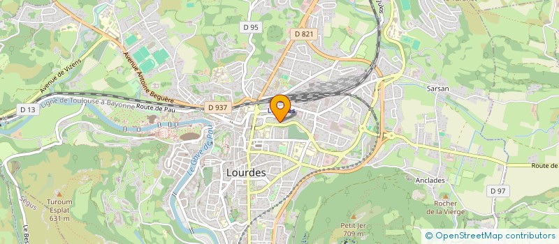 localisation de l'entreprise OREV IMMOBILIER PATRIMOINE  LOURDES