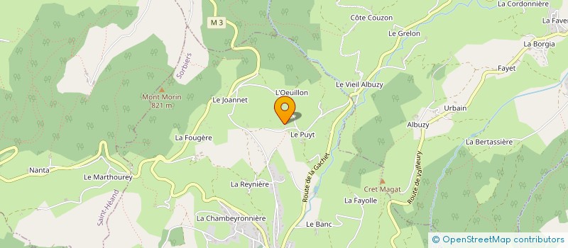 localisation de l'entreprise OREV'LOIRE à SORBIERS