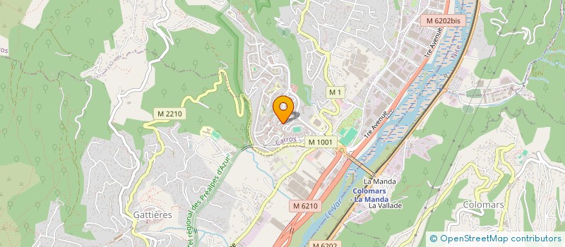 localisation de l'entreprise OREVIA à CARROS