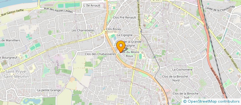 localisation de l'entreprise OREX AUDIT  ORLEANS