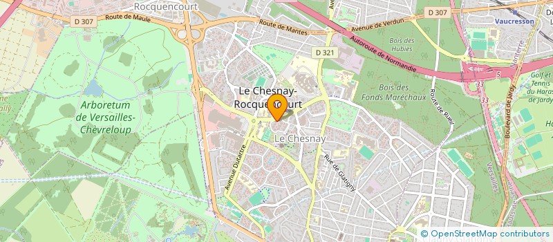 localisation de l'entreprise OREZIA IMMOBILIER  LE CHESNAY-ROCQUENCOURT