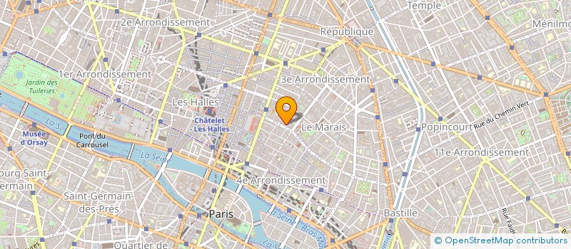 localisation de l'entreprise ORFA  PARIS