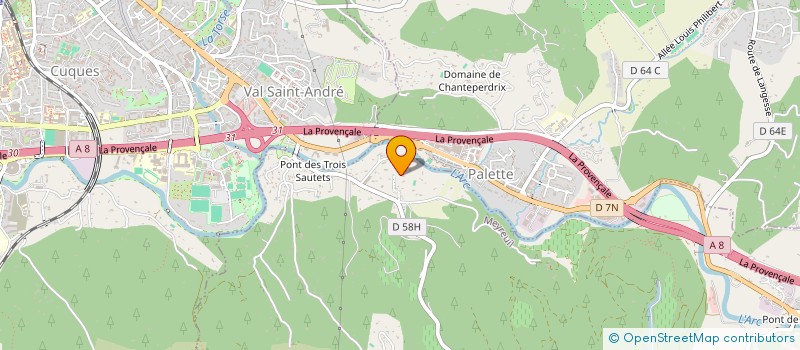 localisation de l'entreprise ORFAIR  MEYREUIL