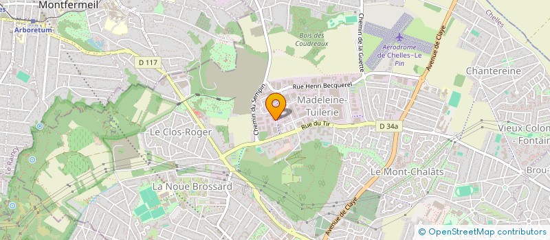 localisation de l'entreprise ORFAO  CHELLES