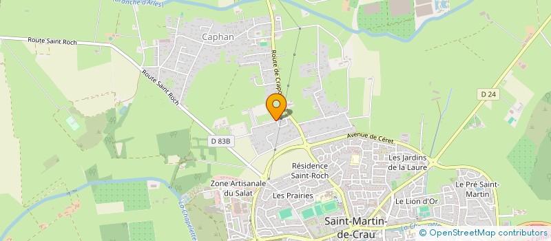 localisation de l'entreprise ORFE à SAINT-MARTIN-DE-CRAU