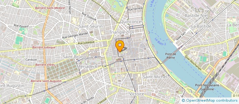 localisation de l'entreprise ORFEES (ORGANISME DE RECHERCHE ET DE FORMATION EN ENERGETIQUE ET SINOLOGIE)  BORDEAUX