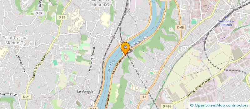 localisation de l'entreprise ORFELY à CALUIRE-ET-CUIRE