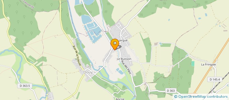 localisation de l'entreprise ORFEO 28 à CLOYES-LES-TROIS-RIVIERES