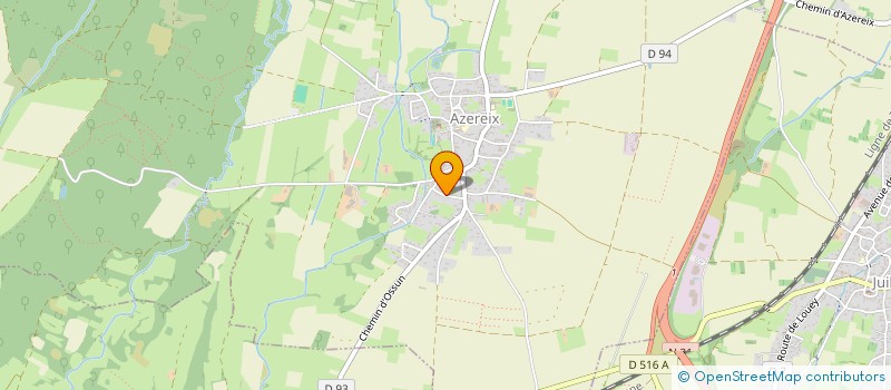 localisation de l'entreprise ORFEVRE EDITIONS  AZEREIX