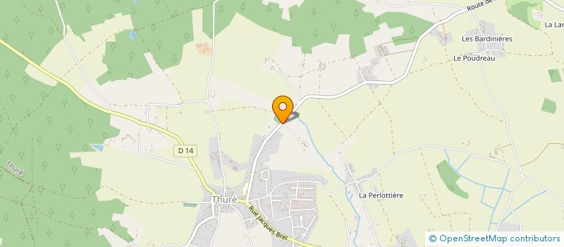 localisation de l'entreprise ORFEVRERIE DU PETIT NINTRE à THURE