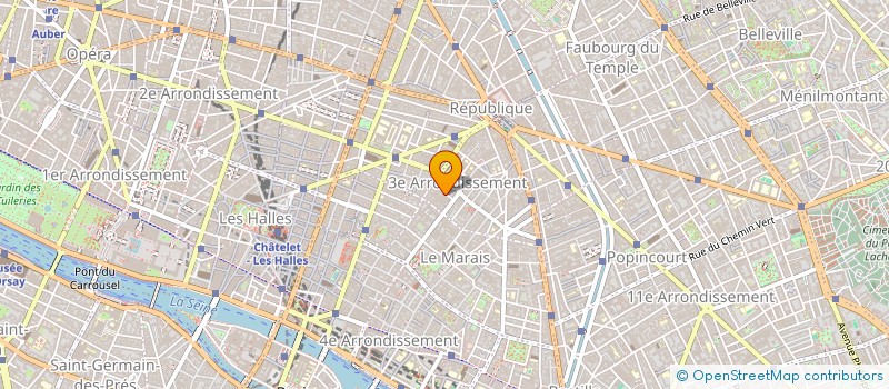 localisation de l'entreprise ORFEVRERIE SAINT-REMI à PARIS