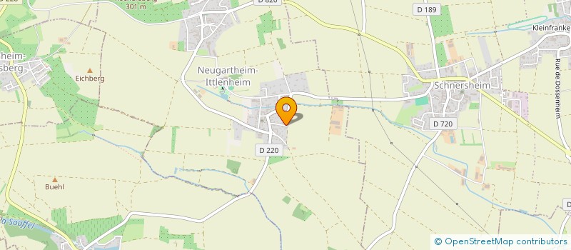 localisation de l'entreprise ORFEVRES MDB  NEUGARTHEIM-ITTLENHEIM