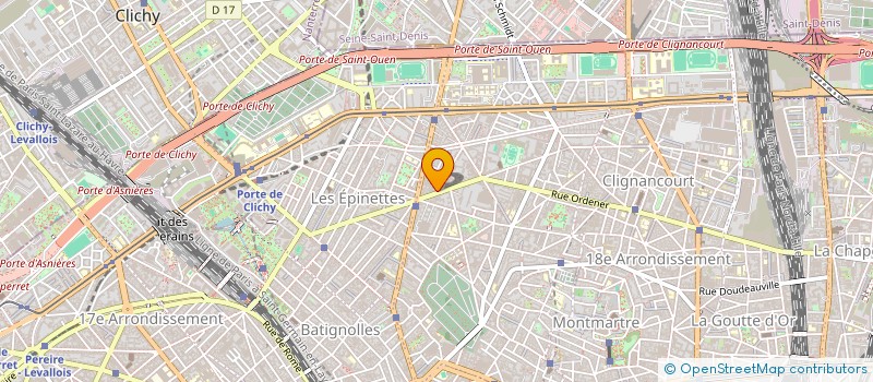 localisation de l'entreprise ORFIBA  PARIS