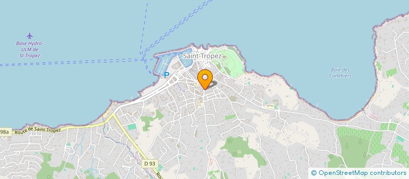 localisation de l'entreprise ORFIE à SAINT-TROPEZ
