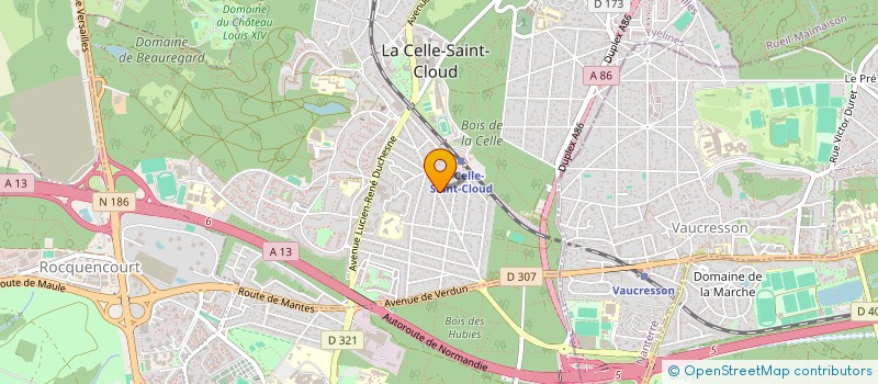 localisation de l'entreprise ORFIP  LA CELLE-SAINT-CLOUD