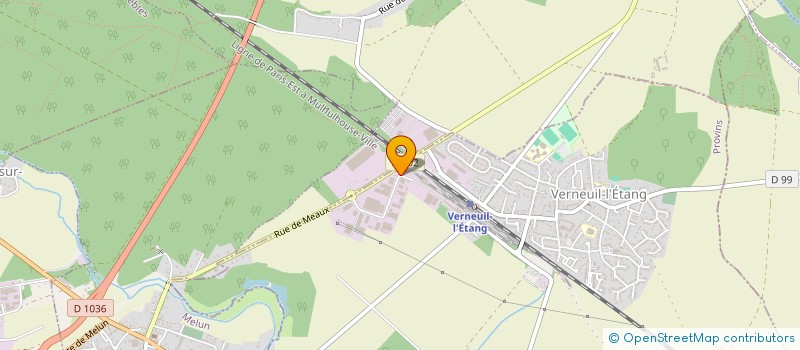 localisation de l'entreprise ORFY IMMOBILIER  VERNEUIL-L'ETANG