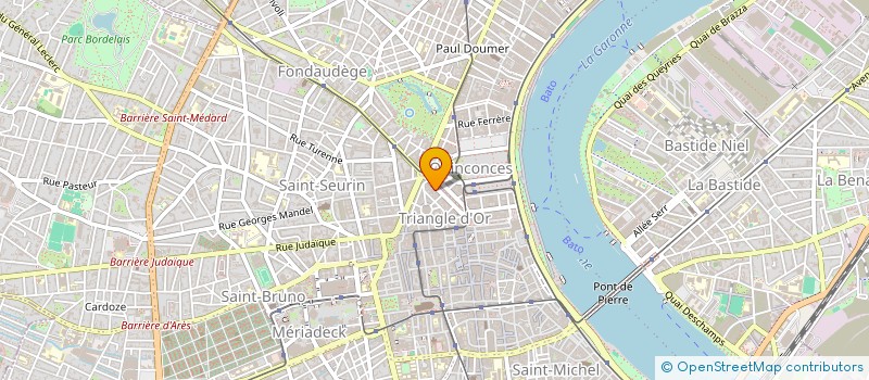 localisation de l'entreprise ORG GASTRONOMY INVESTMENT  BORDEAUX