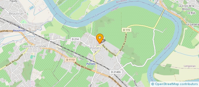 localisation de l'entreprise ORG RECHERCHE FORMATION INSERTION à PORTETS