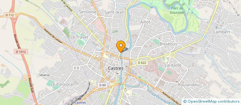localisation de l'entreprise ORGA-CONSEIL à CASTRES
