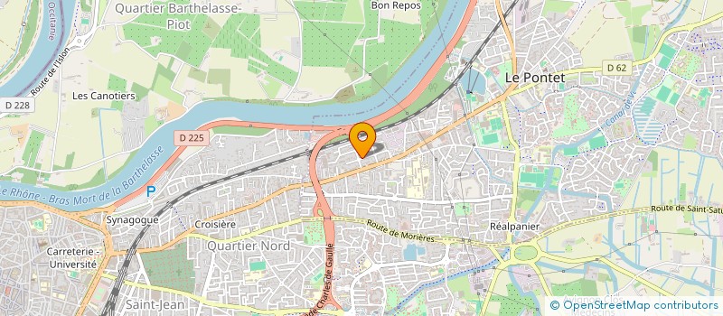 localisation de l'entreprise ORGA.CY  LE PONTET